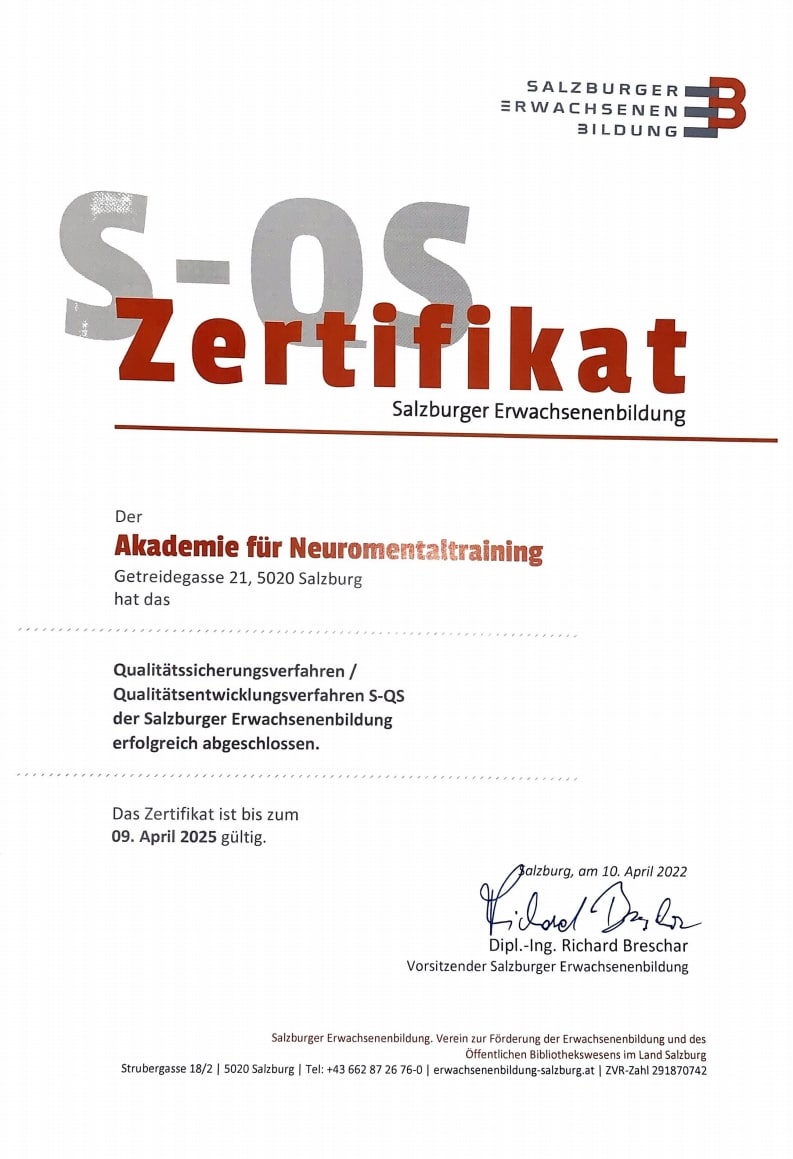 S-QS Rezertifizierung