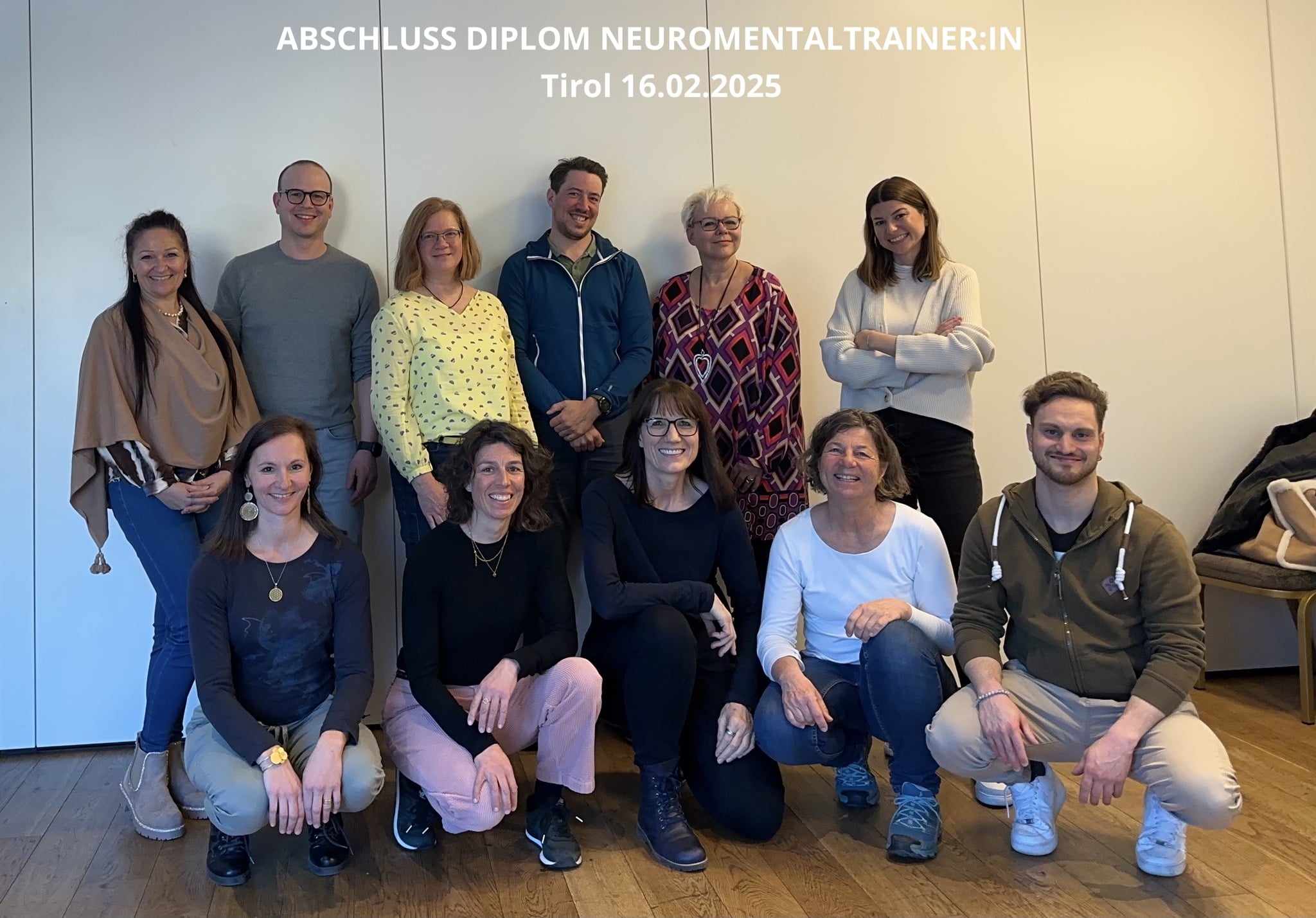 Lehrgangsabschluss Diplom Neuromentaltrainer*in Tirol Februar 2025